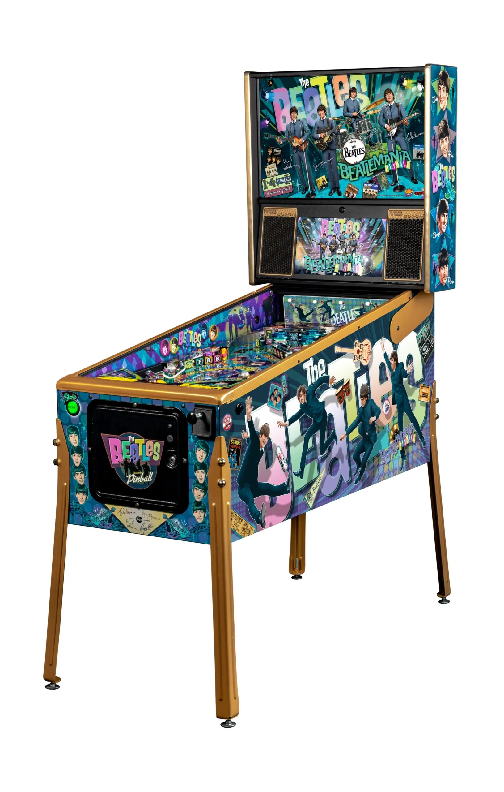 Beatles Gold Cabinet Scaled